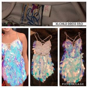 Child Dance Dress worn twice-size XLCHILD